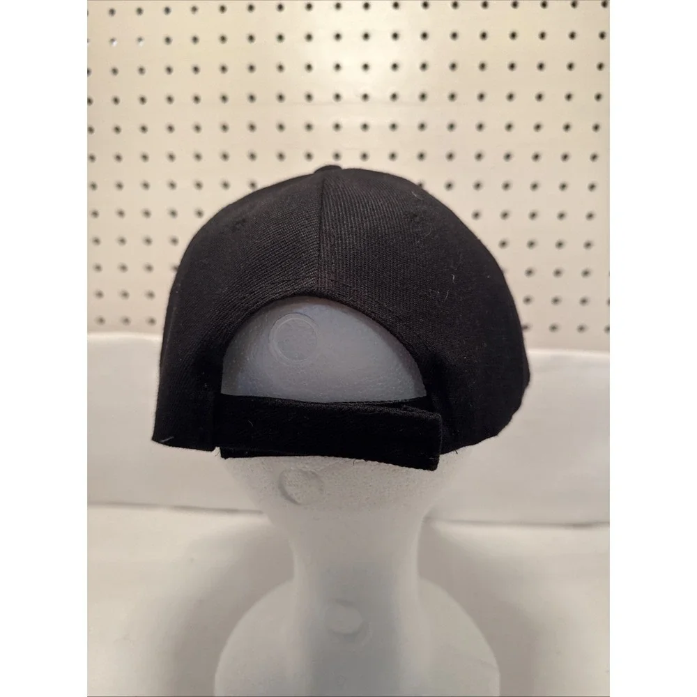 World War II Veteran Baseball Cap Hat One-Size Adjustable Embroidered Black